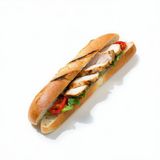 Bocadillo De Pollo Salsa A La Pimienta