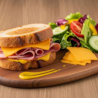 Bocadillo de jamón y queso