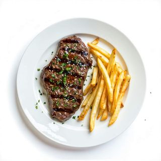 Parrillada De Carne Con Patatas