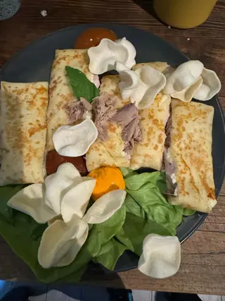 Crêpe Thon Jambon Fromage