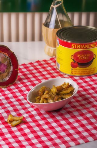 Patatas fritas chips "caseras"