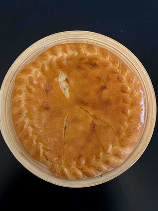 Куриный пирог с моцареллой 