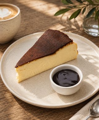 კლასიკური ბასკური ჩიზქეიქი / Classic Basque Cheesecake 