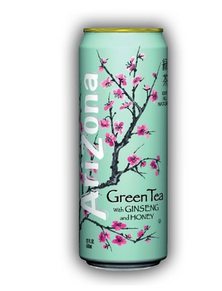Tè verde al ginseng e miele AriZona 50 cl