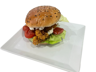 Crispy Burger cu cartofi wedges 600g