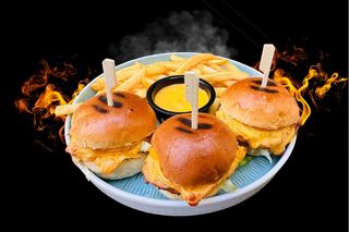 Mini burger de pui