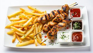 Cziken KING z frytkami