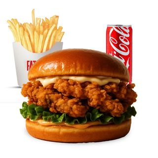 Chicken Burger Combo MENU