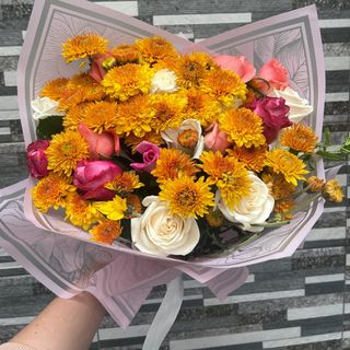 Bouquet Chrysanthèmes Grand