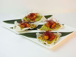 Рисові чіпси з Гуакамоле та Тигровою Креветкою (165g)