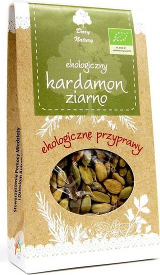 KARDAMON ZIARNO BIO 40 g - DARY NATURY