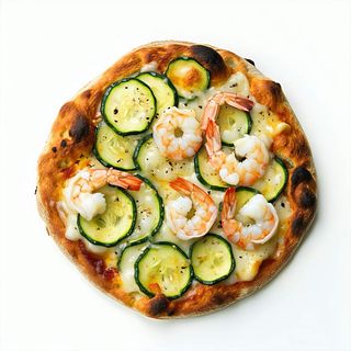 Zucchine e gamberetti media