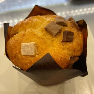 Muffin chiaro al cioccolato 