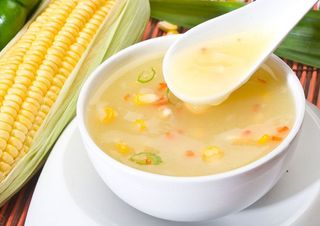 Sweet & Corn Veg Soup