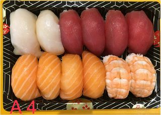 A4. 12 Peças Nigiri Misto