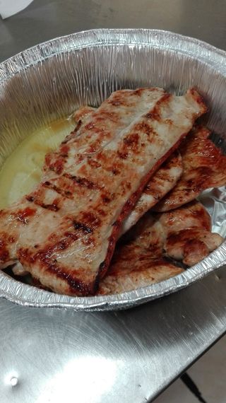 Bife de Peru com Batata