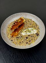 Вівсянка з кіноа та бананом