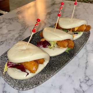 Pan Bao Langostinos Crujientes