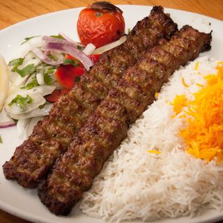 Arroz Con Seekh Kebab De Pollo Menú