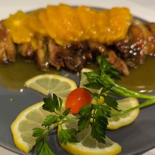 Pato Asado Con Naranja