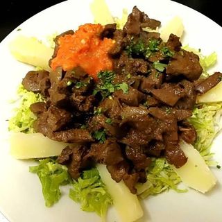 Higadito con yuca