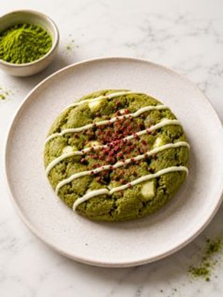 Cookie de té matcha
