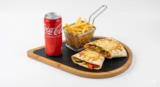 Tortilla sa povrćem posno  400g +Coca Cola
