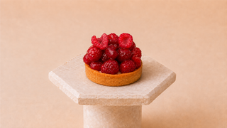 Tarta z malinami