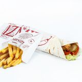 Комбо: "Chicken  Roll" - Классический + фри + Соус + Айран