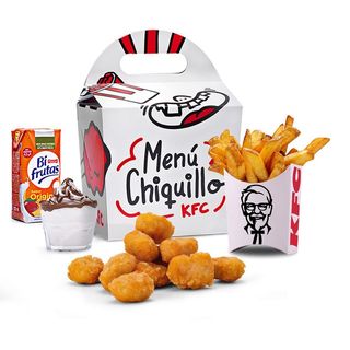 Menú Infantil Palomitas de Pollo