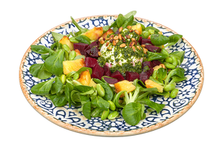 Сезонна салата с билкова бурата (400г)