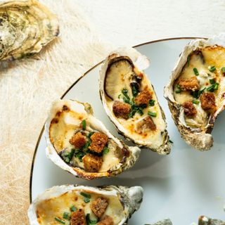 Gratinated Lobster Oysters