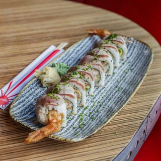 Uramaki Flamed Maguro Corean spicy (8 Uds.)