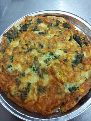 Frittata di spinaci - 1 porzione 350 g