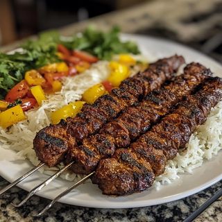 Brochettes De Viande Hachée