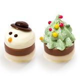 Мини декориран къпкейк Снежко/ Елха (20g)