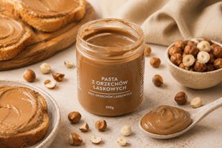 Pasta z orzechów laskowych 100% - 200g
