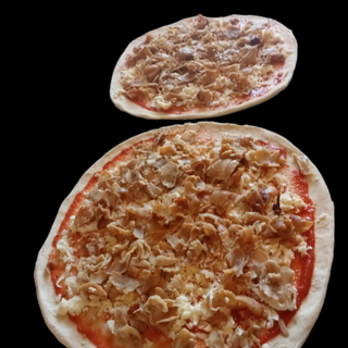 Pizza kebab con peperoni