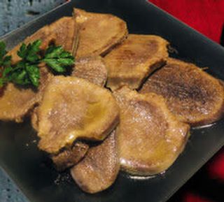 Телешки език в масло