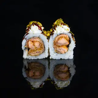 305. Ura Salmón Frito Con Philadelphia (8 Uds.)