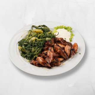 Lignje punjene s prilogom