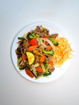 Makaron sojowy MIEN z wołowiną