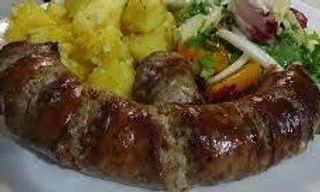 Телешки суджук с апетитна гарнитура (400г)