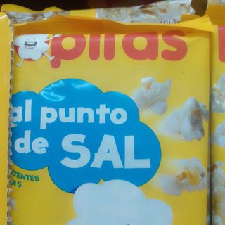 Maíz Palomitas Popitas Microondas Sobre Sal