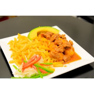 Half Pilau, Half Chips And Beef