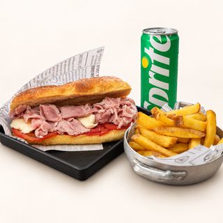 Panino Primavera + Patatine Fritte+ Bibita