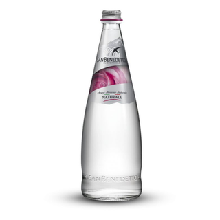 Acqua naturale in bottiglia di vetro 75 cl