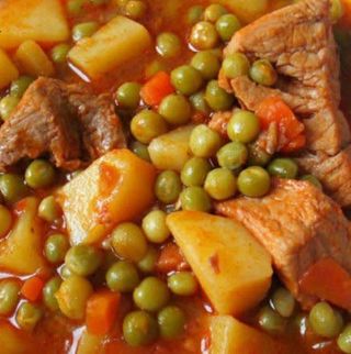 СВИНСКО С КАРТОФИ И ГРАХ (350гр)