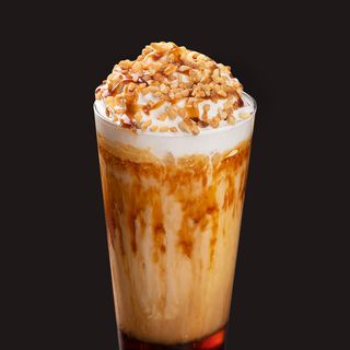 Caramel crunch frappe