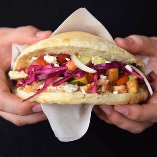 Bocadillo De Kebab Vegetal